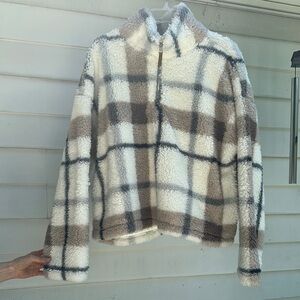 Thread & Supply Cream Sherpa Jacket